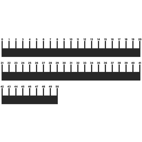 Number Line 0 50 10 Free Pdf Printables Printablee