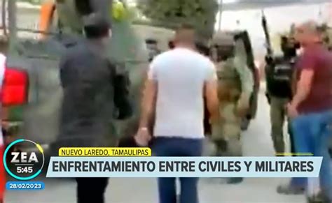 Militares Y Civiles Protagonizan Enfrentamiento Imagen Televisi N