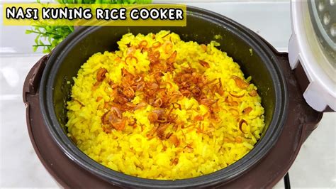 CARA MEMBUAT NASI KUNING RICE COOKER WANGI DAN GURIH ANTI RIBET