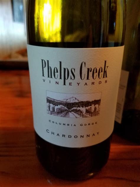 Phelps Creek Vineyards Unoaked Chardonnay Usa Oregon Washington