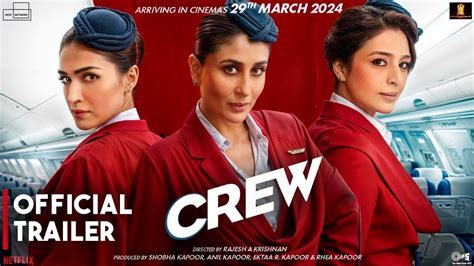 Crew Official Conceptual Trailer Tabu Kareena Kapoor Khan Kriti