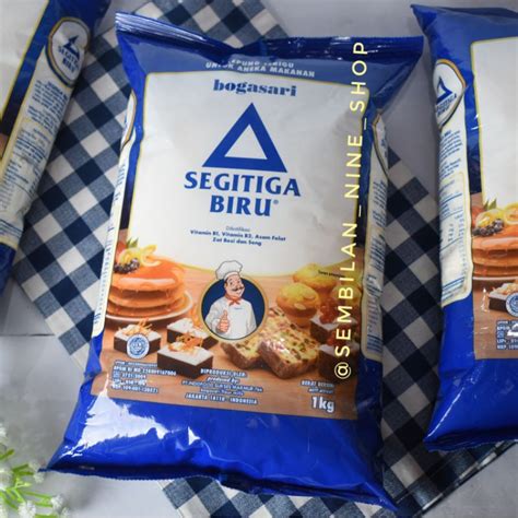 Jual Bogasari Segitiga Biru Tepung Terigu Protein Sedang Kg Shopee