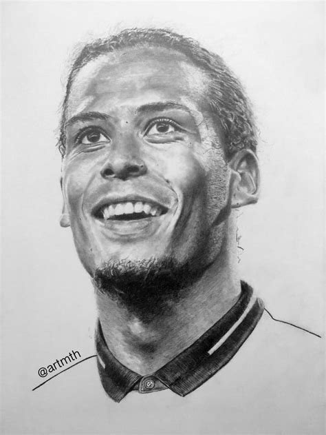 My Drawing Of Virgil Van Dijk R Liverpoolfc