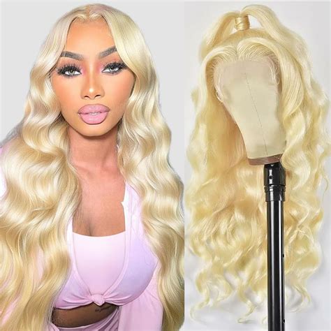 Amazon Jiumido Ombre Blonde Body Wave Wig 200 Density Synthetic