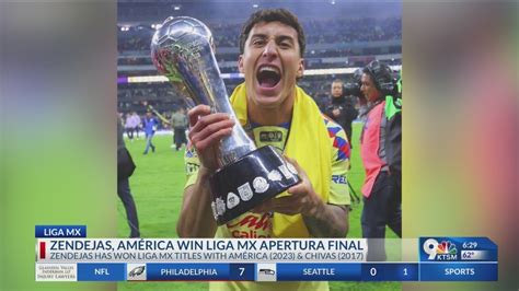 Alejandro Zendejas Club America Win Liga MX Apertura Final YouTube