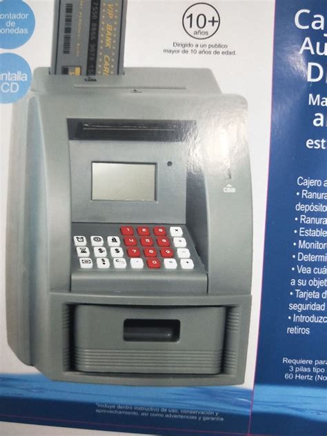 Cajero Autom Tico Alcanc A Digital Atm Maquina Para Ahorro Meses Sin