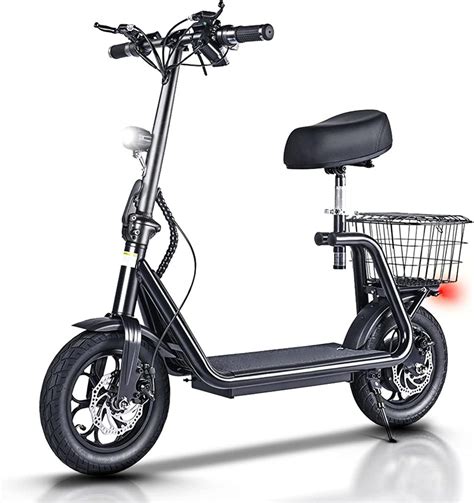 Electric Scooters Adults Km Long Range Folding E Scooters With Seat