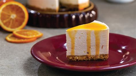 Orange Custard Cheesecake Recipe