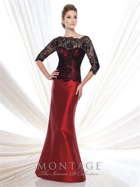 Ivonne D Exclusively For Mon Cheri 215D07 Lace And Silk Dupioni Fit