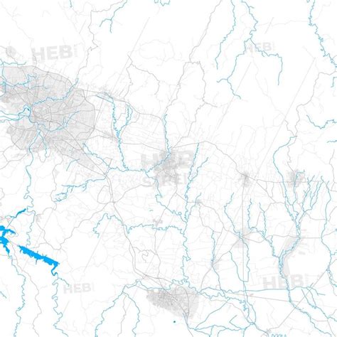 Rich detailed vector map of Moca, Espaillat Province, Dominican ...