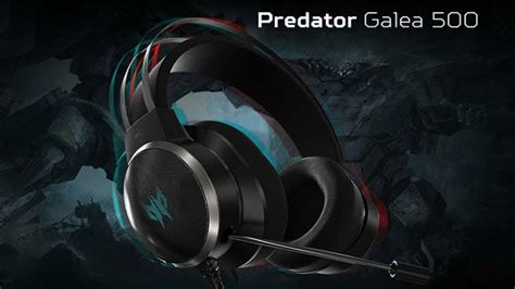 Acer Predator Galea 500 Headset Gaming Premium Dengan Virtual Surround