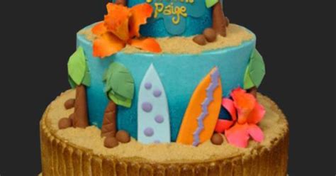 Hawaiian Luau Hawaii Decorated Cake Hawaii Five O Luau Themed