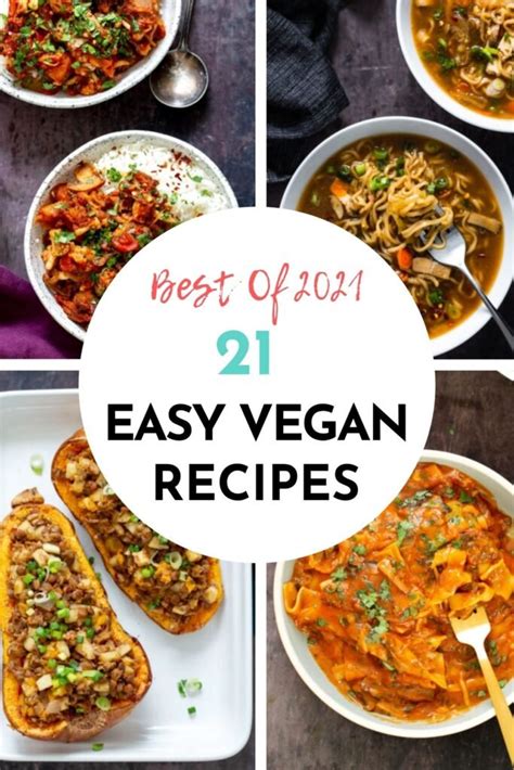 Best Easy Vegan Recipes of 2021