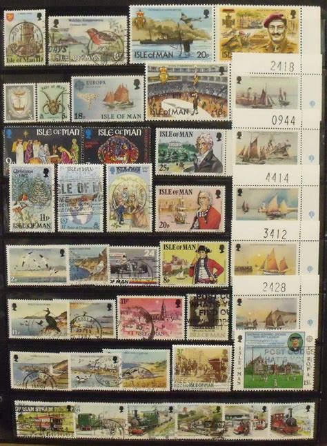 A Isle Of Man Collection Mint Used Europe Isle Of Man Offices