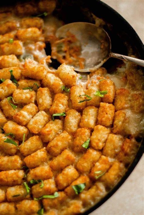 Vegetable Tater Tot Casserole The Perfect Vegetarian Comfort Food