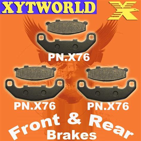 Front Rear Brake Pads For Kawasaki Zxr 250 R Zx 250 B1 B2 1989 1990 Ebay