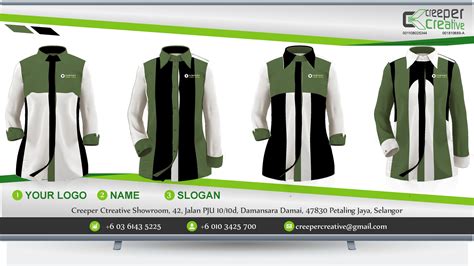 Baju Korporat Corporate Shirt Design Template