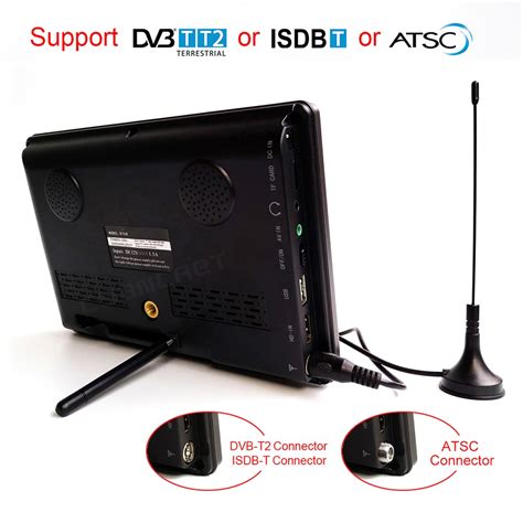 Leadstar D Inch Portable Tv Dvb T Atsc Isdb T Tdt Digital And