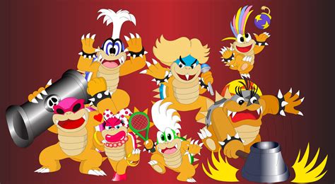 The Koopalings Super Mario World Style By Kallan21 On Deviantart