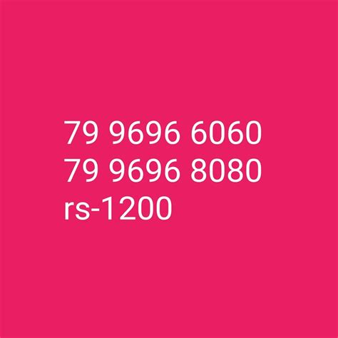 Gsm Card Fancy Vip Mobile Numbers At Rs 1200piece In Bengaluru Id