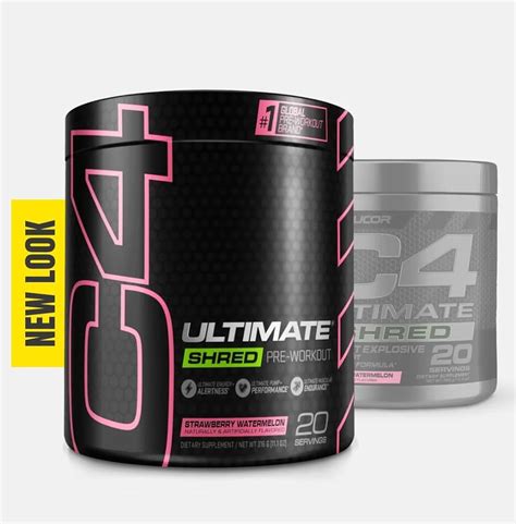 Cellucor C4 Ultimate Shred Pre Workout Powder Strawberry