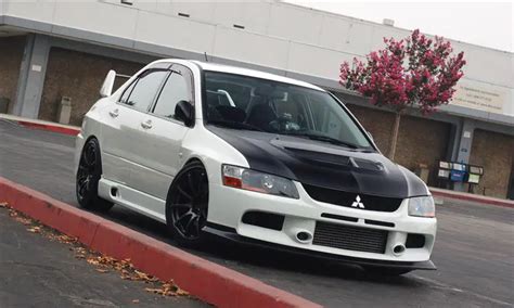 Mitsubishi Lancer Evolution Custom Wheels Advan RS GTR Face 18x9 0 ET