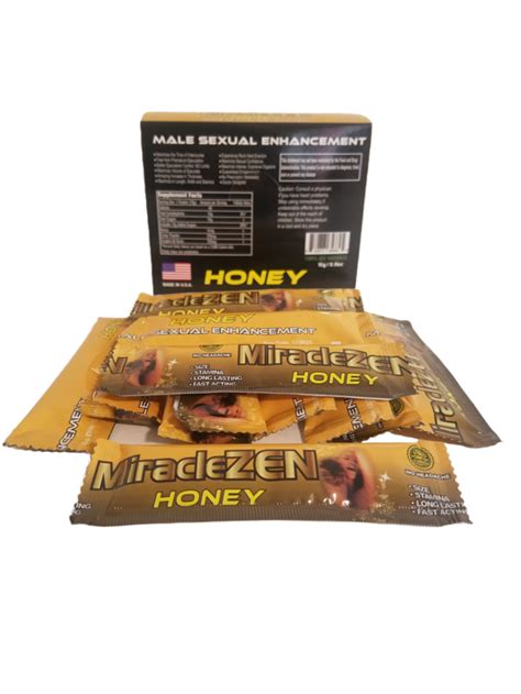 Honey Male Sexual Enhancement 12 Packets Longer Stronger Stamina Endurance Shopeptic