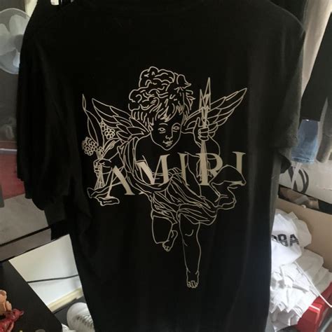 Amiri Angel Tshirt Size Xs Fits Oversized Depop