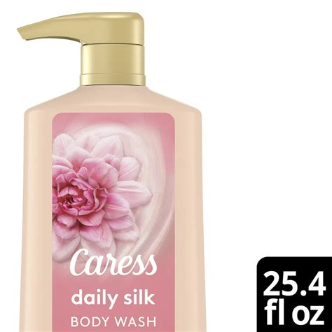 Caress Hydrating Body Wash With Pump Daily Silk 25 4 Fl Oz Walmart