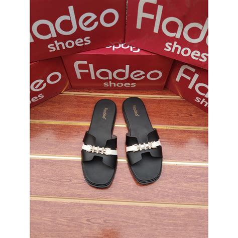 Jual Sandal Slop Wanita Fladeo Motifsandal Slop Mysandal Wanita