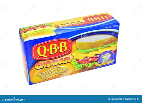 Qbb Cheddar Cheese In The Philippines Editorial Photo Image Of