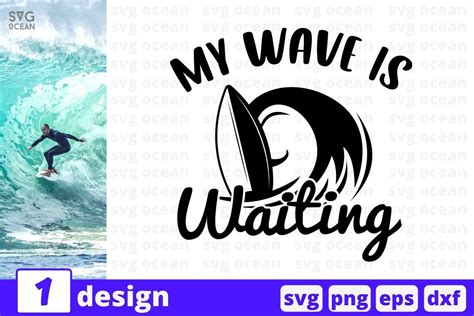 My Wave is Waiting Gráfico por SvgOcean Creative Fabrica