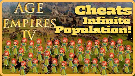 Age Of Empires 4 Cheats INFINITE Population YouTube