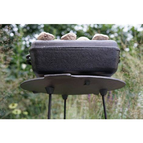 BBQ Toro Gusseisen Grillplatte Ø 45 cm mit 3 Beinen rund Dutch Oven Ständer