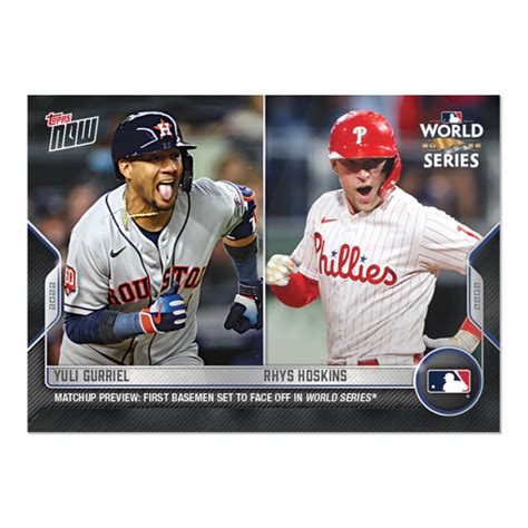 Yuli Gurriel Rhys Hoskins 2022 Mlb Topps Now® Card Wsm 2 Pr 496