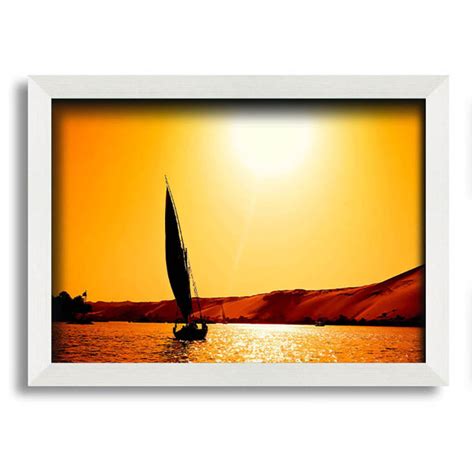 Longshore Tides Sailing Towards The Sun Single Picture Frame Graphic