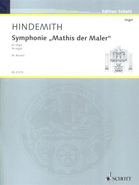 Symphonie Mathis Der Maler Von Paul Hindemith Im Stretta Noten Shop