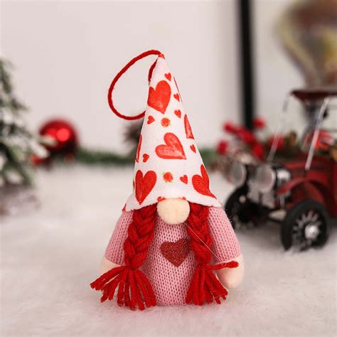 Lsljs Sweet Valentines Gifts Valentine S Day Lighted Gnomes Ornaments