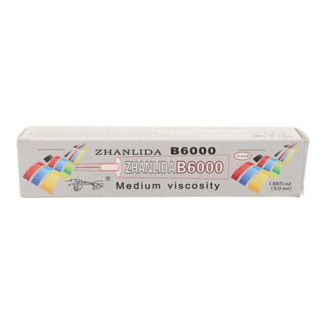 Zhanlida B6000 50ml Multi-purpose Adhesive for LCD Glass Frames Transparent