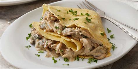 Receta De Crepe De Pollo Con Champi Ones Recetas Nestl