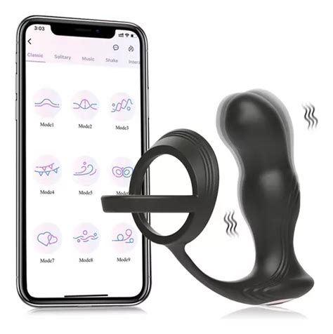 Masajeador Masculino Prostata Masturbador Vibrador Plug Anal Meses