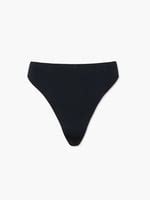 Savage X Performance High Leg Thong Panty In Black Savage X Fenty