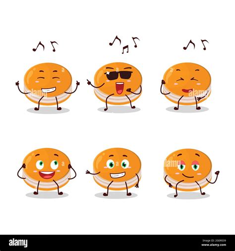 Une Image Du Personnage De Dessin Anim De La Danseuse Dorayaki Orange