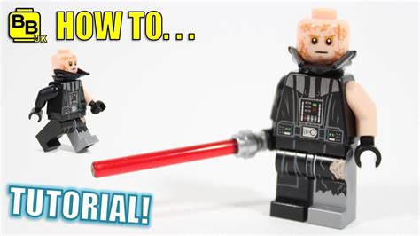 Easy How To Build A Lego Battle Damaged Darth Vader Minifigure