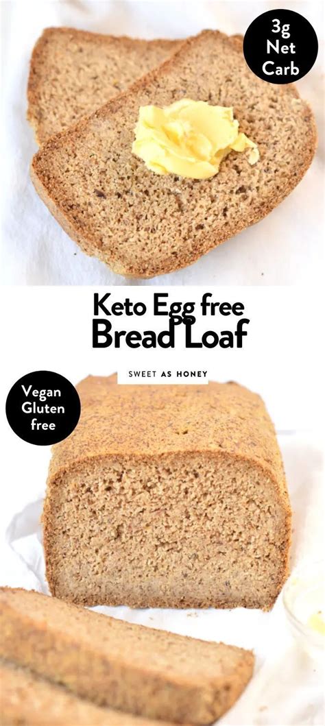 Eggless Vegan Keto Bread Loaf With Almond Flour Recipe Keto Banana