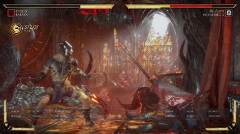 Mk11 Baraka Corner Combos With War Banner Bash Staked And Spine Burst With Forward Roll Punish