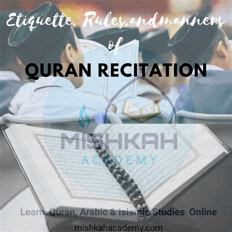 Rules Of Reading Quran Mishkah Academy