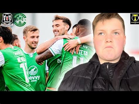 Hibernian Batter Elgin City In The Premier Sports Cup Youtube