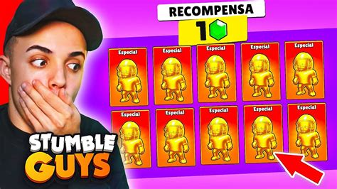 GASTÉ 1 GEMA por la NUEVA SKIN ESPECIAL de STUMBLE GUYS epico YouTube