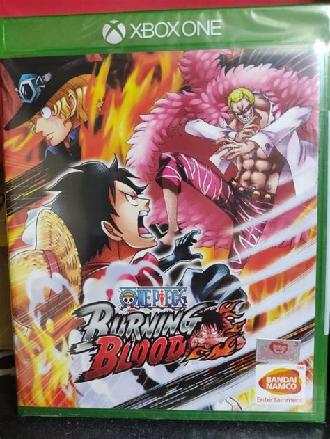 Xbox X1 Xsx 100new One Piece Burning Blood 英文版可更新為日文或中文 電子遊戲 電子遊戲